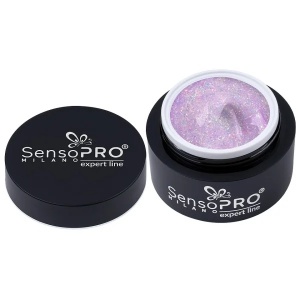Gel Constructie Unghii Expert Line SensoPRO Milano - Diamond Sheen 30ml - Img 2