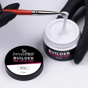 Gel Constructie Unghii SensoPRO Milano - White 15ml - Img 2