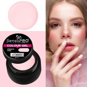 Gel UV Colorat French Pink 5ml, SensoPRO Milano - Img 3