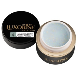 Gel UV Constructie Unghii Confetti Cake LUXORISE 15ml, Blue Frosting - Img 3