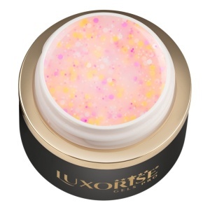 Gel UV Constructie Unghii Confetti Cake LUXORISE 15ml, Peach Muffin - Img 3
