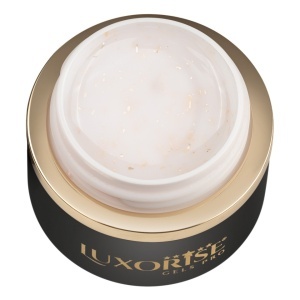 Gel UV Constructie Unghii RevoFlex Glitz LUXORISE 15ml, Golden Burst - Img 3