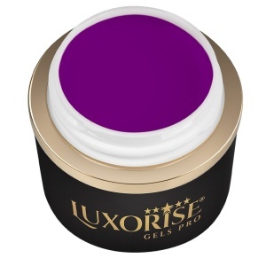 Gel UV Constructie Unghii RevoFlex Neon LUXORISE 15ml, Purple - Img 2