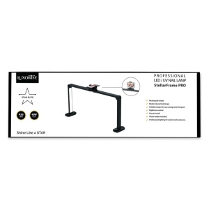 Lampa LED Profesionala Manichiura / Cosmetica LUXORISE StellarFrame PRO, Black - Img 2