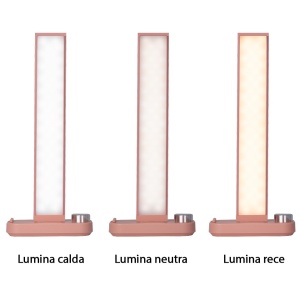 Lampa LED Profesionala Manichiura / Cosmetica LUXORISE StellarFrame PRO, Pink - Img 8