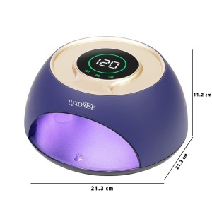 Lampa UV LED Unghii 120W RevoStage PRO - LUXORISE, Purple - Img 6