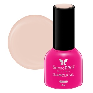 Oja Semipermanenta Glamour Gel SensoPRO Milano - #23 Perfect Nude, 8ml
