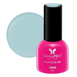 Oja Semipermanenta Glamour Gel SensoPRO Milano - #33 Turquoise Fortune, 8ml