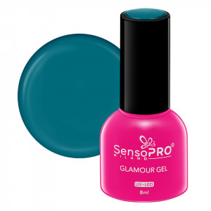 Oja Semipermanenta Glamour Gel SensoPRO Milano - #36 Tiffany Blue, 8ml
