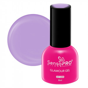 Oja Semipermanenta Glamour Gel SensoPRO Milano - #46 Icy Lavander, 8ml