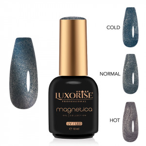 Oja Semipermanenta LUXORISE MAGNETICA - ThermoCharm, Lagoon Magic 10ml - Img 2