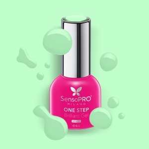 Oja Semipermanenta One Step Brilliant Gel SensoPRO Milano - #52 Wild & Free, 8ml - Img 2
