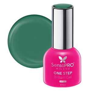 Oja Semipermanenta One Step Brilliant Gel SensoPRO Milano - #54 Spicy Green, 8ml