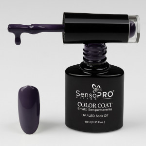 Oja Semipermanenta SensoPRO Milano 121 Dark Purple Pearl, 10ml - Img 2