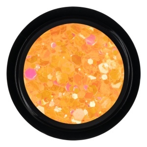 Paiete Unghii Neon Fluorescent LUXORISE, Orange - Img 4