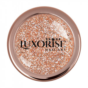 Pigment Unghii LUXORISE Platinum, Shimmer Brown - Img 3
