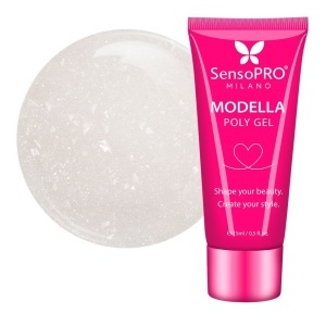 Polygel MODELLA SensoPRO Milano - Sand Gleam, 15ml