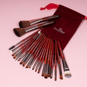 Set 22 Pensule Machiaj Profesionale SensoPRO Milano Travel Brown + CADOU - Img 3