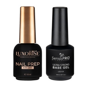 Set Nail Prep + Ultra Strong Base Gel SensoPRO Milano
