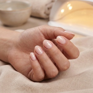 Shimmer Rubber Base SensoPRO Milano 10ml, Sunny Beige #24 - Img 2
