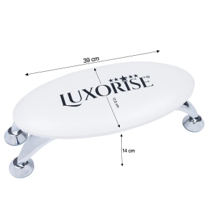 Suport Oval Ergonomic Manichiura LUXORISE, White - Img 5