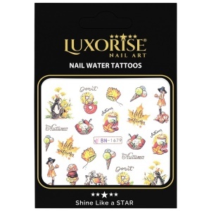 Tatuaj Unghii Fall BN-1679, LUXORISE - Img 2