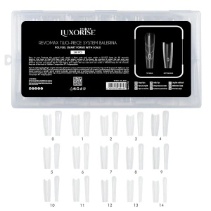 Tipsuri Reutilizabile REVOMAX Two-Piece System Balerina LUXORISE pentru Polygel si Gel - Img 6