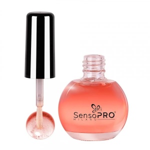 Ulei Cuticule cu Pensula Strawberry SensoPRO, 15 ml - Img 2