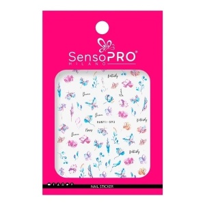 Abtibilduri Unghii SensoPRO Milano Flower Trance, model HANYI-593