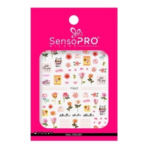 Abtibilduri Unghii SensoPRO Milano Rose Princess, model F860 - Img 2