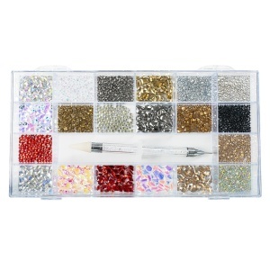 Cristale Unghii Crystal Blossom LUXORISE, Set 20 modele - Img 2
