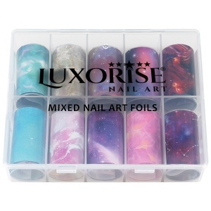 Folie Transfer LUXORISE #13 Cosmos, Set 10 buc - Img 3