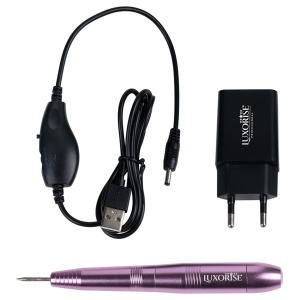 Freza Unghii cu Capat USB Titanium Travel - LUXORISE, Rose - Img 2