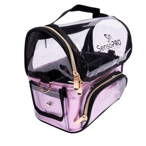 Geanta Produse Cosmetice SensoPRO Milano, Vanity Travel Pink - Img 3