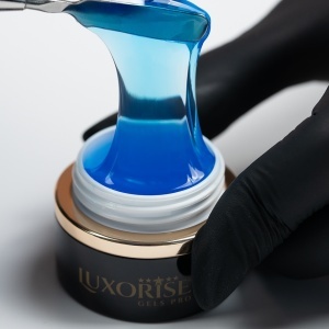 Gel Constructie RevoFlex GlassStyle LUXORISE, 15ml - Caribbean Jewel - Img 4
