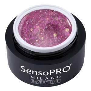 Gel Constructie Unghii Expert Line Petal Glow SensoPRO Milano - Pink Glow, 15ml