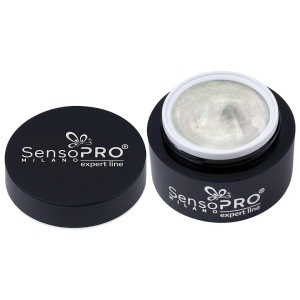 Gel Constructie Unghii Expert Line SensoPRO Milano - Frosted Pearl 30ml - Img 2