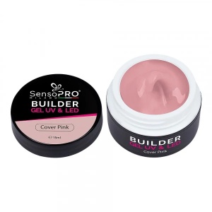 Gel Constructie Unghii SensoPRO Milano - Cover Pink 15ml - Img 2