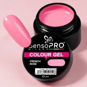 Gel UV Colorat French Rose 5ml, SensoPRO Milano - Img 3