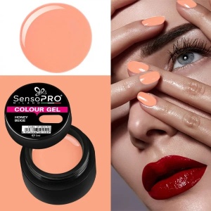 Gel UV Colorat Honey Beige 5ml, SensoPRO Milano - Img 2