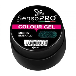 Gel UV Colorat Moody Emerald 5ml, SensoPRO Milano - Img 3
