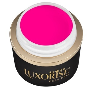 Gel UV Constructie Unghii RevoFlex Neon LUXORISE 15ml, Tropical Orange - Img 2