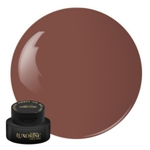 Gel UV Nail Art Babyboomer LUXORISE Cushion Ombre Velvet - Amber Rouge, 2ml - Img 1