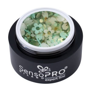 Gel UV Transparent Bloom Dream, SensoPRO Milano Expert Line - Mint Mirage 5ml - Img 4