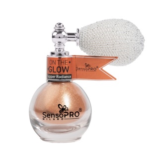 Iluminator Pudra cu Pompita On the Glow SensoPRO Milano, Copper Radiance - Img 2