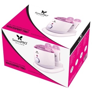 Incalzitor ceara triplu cu suport SensoPRO Milano, WAX EXPERT TRIO - Img 6