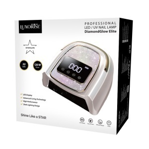 Lampa UV/LED 120W DiamondGlow Elite - LUXORISE, Rose Gold - Img 4