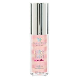 Luciu de buze Glass Twist Sparkle SensoPRO Milano, Sugar Pink - Img 3