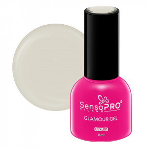 Oja Semipermanenta Glamour Gel SensoPRO Milano - #27 Glam Nude, 8ml