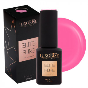 Oja Semipermanenta Hema Free ELITE PURE LUXORISE - Fluorescent Pink, 15ml